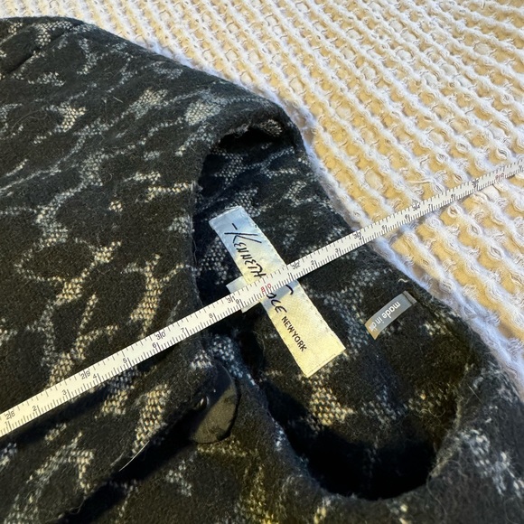 Vintage Kenneth Cole New York Wool Blend Leopard Print Coat - Picture 5 of 12
